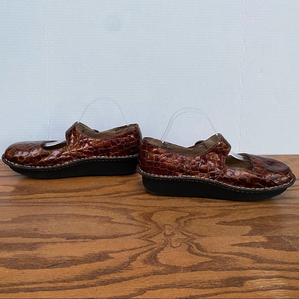 Algeria Mary Jane Brown Shoes 42 - Picture 3 of 9